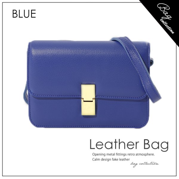 画像2: シックな雰囲気が大人可愛いフェイクレザーバッグ【2color】[OF04] (2)