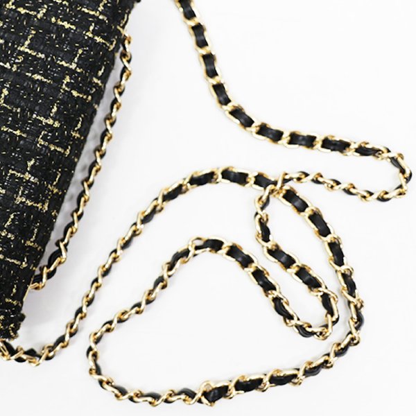 画像7: 【ANGEL R/エンジェルアール】ゴールドミックスチェック/ ツイード/ チェーンショルダーバッグ【2カラー】[OF04] (7)