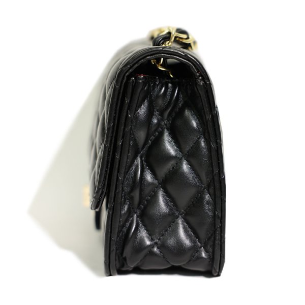 画像7: 【ANGEL R/エンジェルアール】キルティング/ フェイクレザー/ ショルダーバッグ【Fサイズ/4カラー】[OF04] (7)