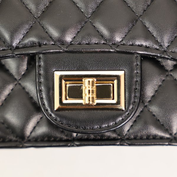 画像9: 【ANGEL R/エンジェルアール】キルティング/ フェイクレザー/ ショルダーバッグ【Fサイズ/4カラー】[OF04] (9)