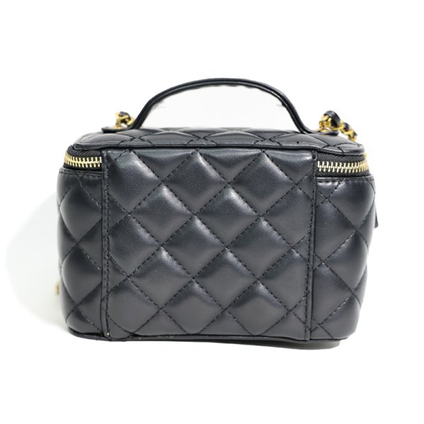 画像7: 【ANGEL R/エンジェルアール】キルティング/ フェイクレザー/ フラワーボタン/ ショルダーハンドバッグ【Fサイズ/3カラー】[OF02-C]  (7)