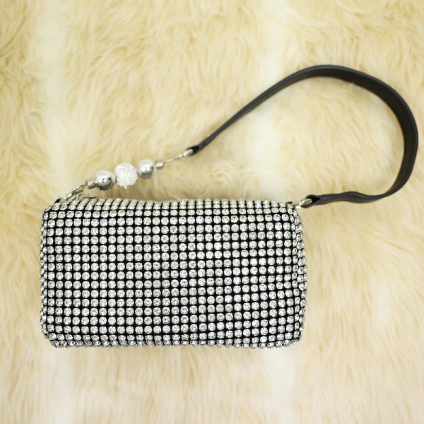 画像2: 【ANGEL R/エンジェルアール】ラインストーンハンドバッグ【1カラー】[OF04] (2)