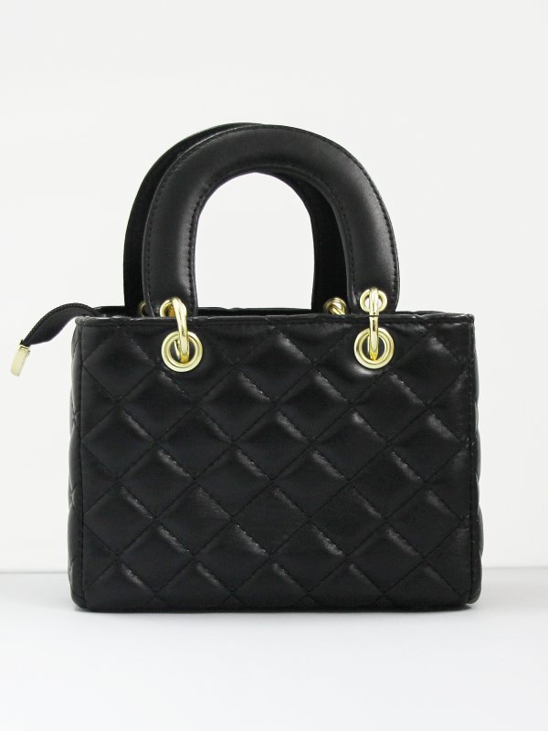 画像6: 【ANGEL R/エンジェルアール】パールチェーン付き/ キルティング/ ハンドバッグ【2カラー】[OF04] 【一部予約商品/12月下旬-1月上旬発送予定】 (6)