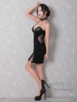 画像17: 【Miyu × GLAMOROUS by Andy 05 COLLECTION 06】ジップ/ ビジュー/ 編み上げ/ ワンカラー/ シアー/タイト/ ミニドレス/ キャバドレス[OF05] (17)