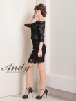 画像11: 【Andy ANDY Fashion Press 15 COLLECTION 04】オフショルダー/ 七分袖/ 長袖/ 袖あり/ フラワーレース/ セットアップ/ タイト/ ミニドレス/ キャバドレス[OF05] (11)