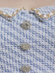 画像7: 【an/アン】セットアップ/ キャミソール/ ゴールドバックル/ チェーンパイピング/ ボタン/ プリーツ/ ツーピース/ ミニドレス/ キャバドレス[OF05] (7)