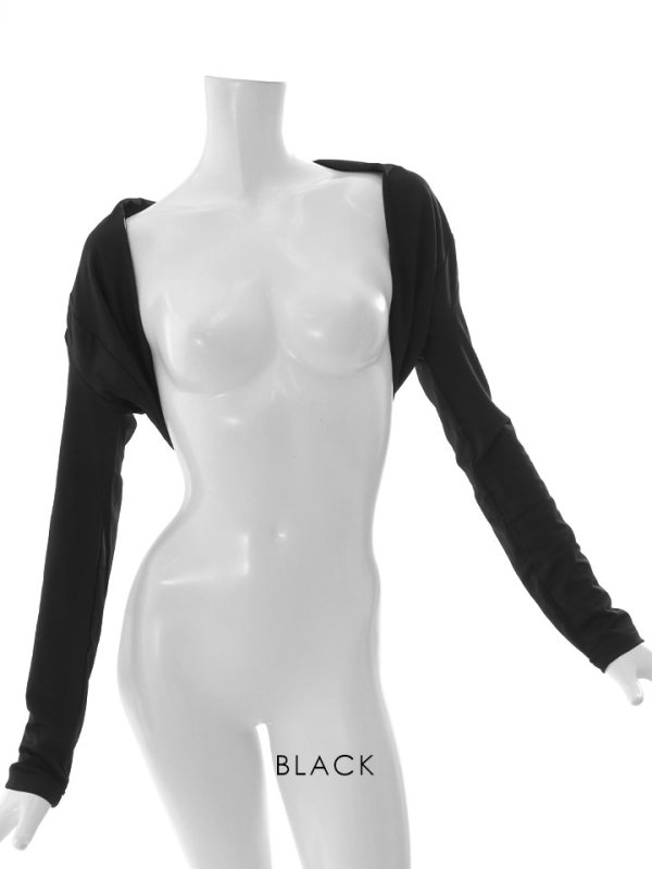 画像2: モノトーンボレロ/上着/羽織り物/アウター【Fサイズ/2カラー】[OF04-U] 【IM】 (2)