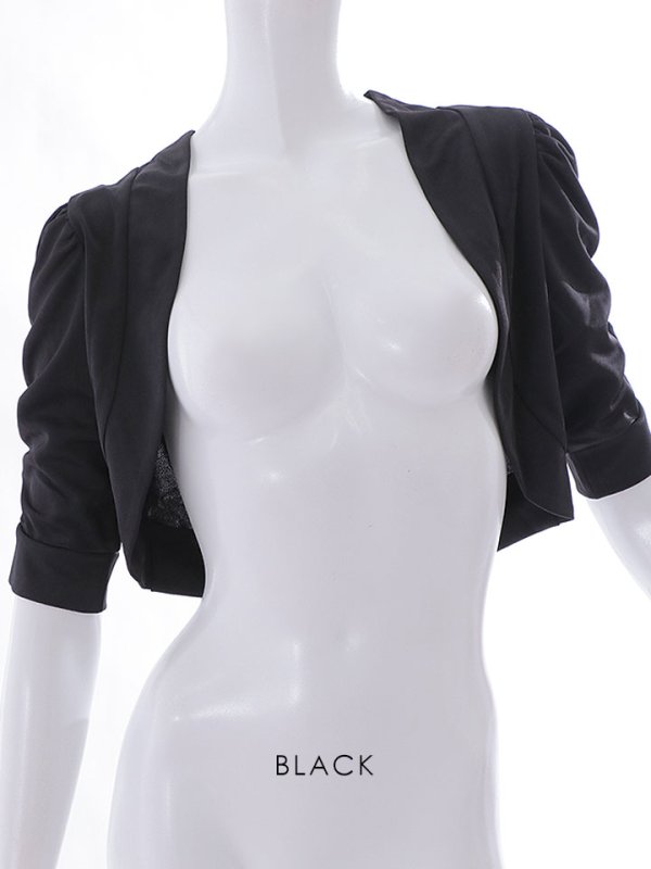 画像4: モノトーンボレロ/上着/羽織り物/アウター【Fサイズ/2カラー】[OF04-U] 【IM】 (4)