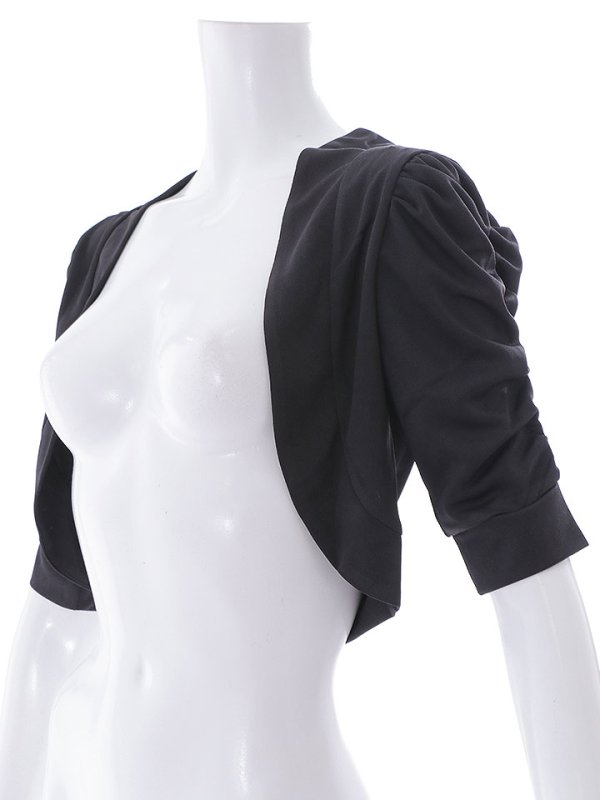 画像5: モノトーンボレロ/上着/羽織り物/アウター【Fサイズ/2カラー】[OF04-U] 【IM】 (5)