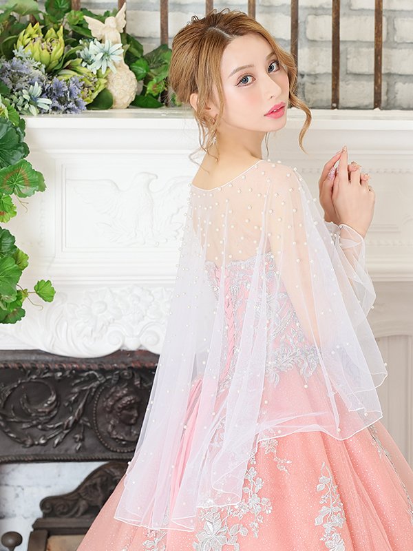 画像6: 【門りょう / 関西コレクション着用】【ANGEL R/エンジェルアール】ベア/ ウェディング/ バースデー/ プリンセス/ コルセット/ フラワーレース/ バストビジュー/ ウエストシースルー/ キャバドレスlong[HC03] (6)