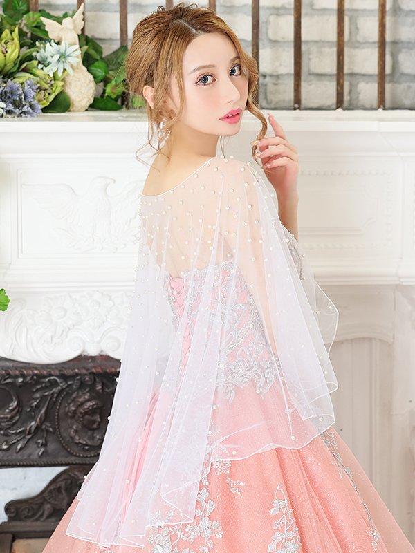 画像9: 【門りょう / 関西コレクション着用】【ANGEL R/エンジェルアール】ベア/ ウェディング/ バースデー/ プリンセス/ コルセット/ フラワーレース/ バストビジュー/ ウエストシースルー/ キャバドレスlong[HC03] (9)