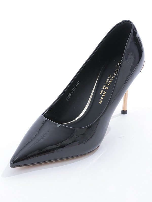 画像3: 【COMEX】 2color/ 9cmヒール/ ラインストーン/ ポインテッドトゥ/ ハイヒール/ パンプス[OF02] (3)