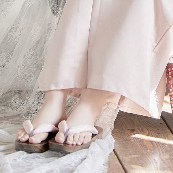 画像12: 【即日発送】【浴衣小物】浴衣にぴったり!麻の葉柄下駄 単品販売[YMT] (12)