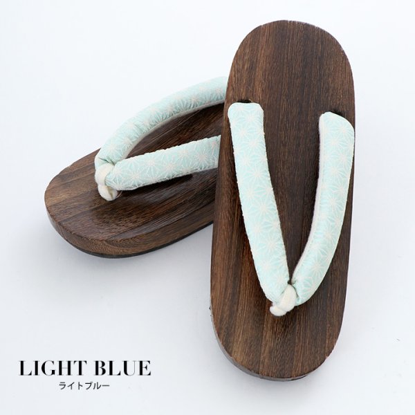 画像16: 【即日発送】【浴衣小物】浴衣にぴったり!麻の葉柄下駄 単品販売[YMT] (16)