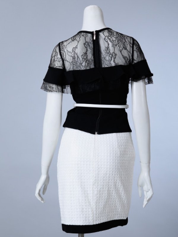 画像8: 【an/アン】レース/ベルト/セットアップ/キャバドレス[OF05] (8)