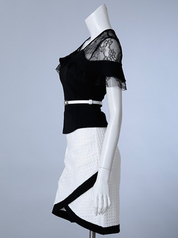 画像7: 【an/アン】レース/ベルト/セットアップ/キャバドレス[OF05] (7)