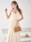 クリームイエロー モデル：りな　身長：160cm　着用サイズ：Sサイズ