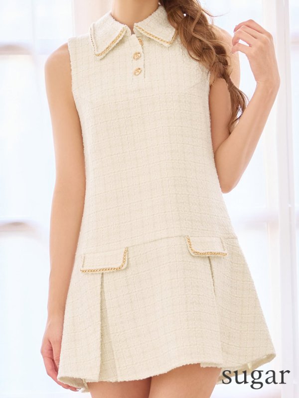 アイボリー モデル：るりぴ　身長：165cm　着用サイズ：Sサイズ