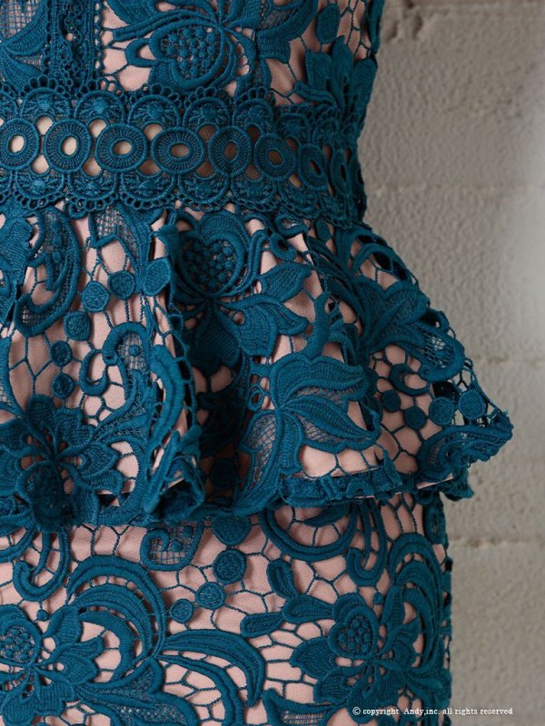 画像9: Andy ANDY Fashion Press 06 COLLECTION 03【ANDY/アンディ】総レース/ ペプラム/ アメスリ/ タイト/ ミニドレス/ キャバドレス[OF05] (9)