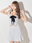 画像3: 【XSサイズあり】【ROBE de FLEURS/ローブドフルール】セットアップ/チェックツイード/スカートパンツ/ミニドレス /キャバドレス[OF2] (3)