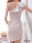 画像11: XSサイズあり【ROBE de FLEURS/ローブドフルール】3Dフラワー/ アシンメトリー/ シアー/ タイト/ ミニドレス/ キャバドレス[OF2] (11)