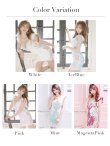 画像12: 【ROBE de FLEURS/ローブドフルール】サイドレース切替/ フラワー刺繍レース/ タイトミニ/ ミニドレス/ キャバドレス[OF2] (12)
