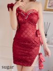 画像8: XSサイズあり【ROBE de FLEURS/ローブドフルール】ジュエリー/ リボン/ タイト/ ミニドレス/ キャバドレス[OF2] (8)