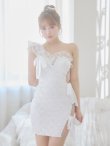 画像33: XSサイズあり【ROBE de FLEURS/ローブドフルール】ジュエリー/ リボン/ タイト/ ミニドレス/ キャバドレス[OF2] (33)