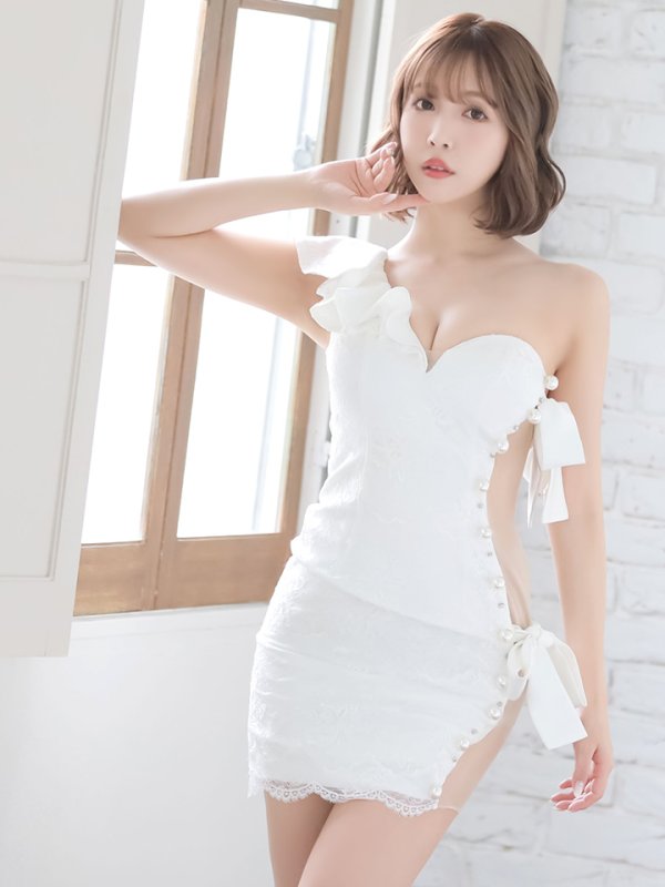 画像11: 【XSサイズあり】【ROBE de FLEURS/ローブドフルール】ジュエリー/ リボン/ タイト/ ミニドレス/ キャバドレス[OF08] (11)