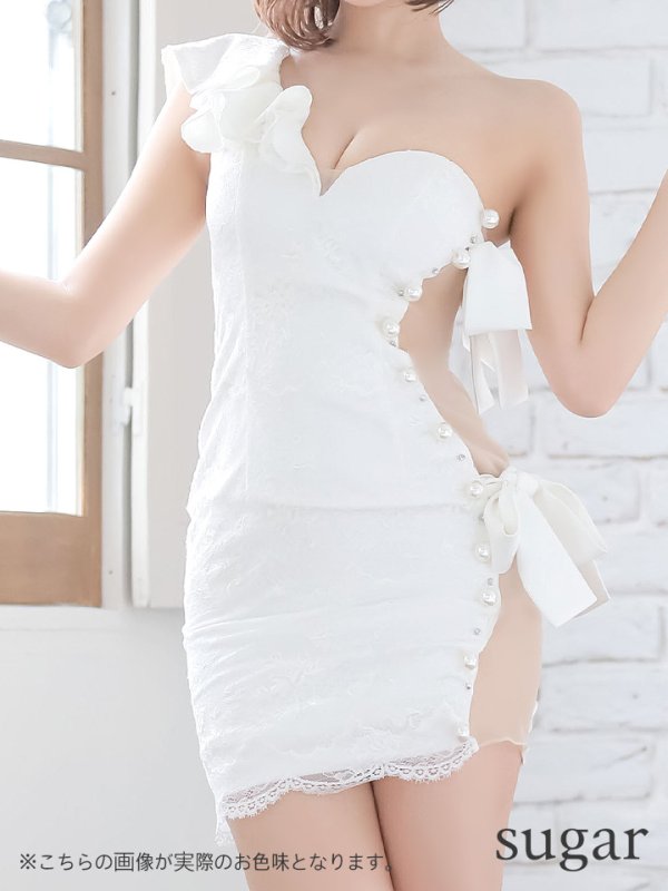 画像14: 【XSサイズあり】【ROBE de FLEURS/ローブドフルール】ジュエリー/ リボン/ タイト/ ミニドレス/ キャバドレス[OF08] (14)