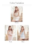 画像20: Lサイズあり【ROBE de FLEURS/ローブドフルール】立体フラワーモチーフ/ ペプラム/ タイト/ ミニドレス/ キャバドレス[OF2] (20)