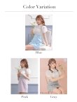 画像22: XSサイズあり【ROBE de FLEURS/ローブドフルール】パフスリーブ/ ラメツイード/ ビジュー/ 台形スカート/ ミニドレス/ キャバドレス[OF2] (22)