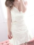 画像12: XSサイズあり【ROBE de FLEURS/ローブドフルール】スパンコール/ ドットチュール/ セットアップ/ノースリーブ/ フリル/ ミニドレス/ キャバドレス[OF2] (12)