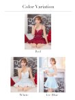 画像35: XSサイズあり【ROBE de FLEURS/ローブドフルール】フロントリボン/ セットアップ/ キャミソール/ ジャガード/ フレア/ ミニドレス/ キャバドレス[OF2] (35)
