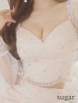 画像25: XSサイズあり【ROBE de FLEURS/ローブドフルール】スパンコール/ ドットチュール/ 袖あり/ 長袖/ セットアップ/ ビジュー/ フレア/ ミニドレス/ キャバドレス[OF2] (25)