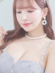 画像8: XSサイズあり【ROBE de FLEURS/ローブドフルール】クリスタルビジュー/ フロントジップ/ キャミソール/ ミニドレス/ キャバドレス[OF2] (8)