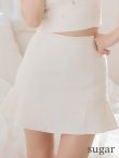 画像11: XSサイズあり【ROBE de FLEURS/ローブドフルール】オーガンジーリボン/ デコルテビジュー/ ノースリーブ/ フレア/ セットアップ/ ミニドレス/ キャバドレス[OF2] (11)