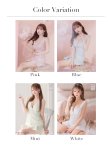 画像22: XSサイズあり【ROBE de FLEURS/ローブドフルール】サマーツイード/ フリル裾/ マーメイド/ フロントジップ/ ドットチュール/ ミニドレス/ キャバドレス[OF2] (22)