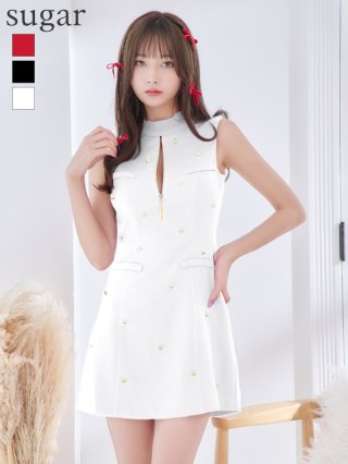 ミニドレス：ホワイト(白)｜キャバドレス・ミニドレス通販はsugar