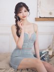 画像10: XSサイズあり【ROBE de FLEURS/ローブドフルール】スパークルラメニット/ ミニリボン/ タイト/ ミニドレス/ キャバドレス[OF2] (10)