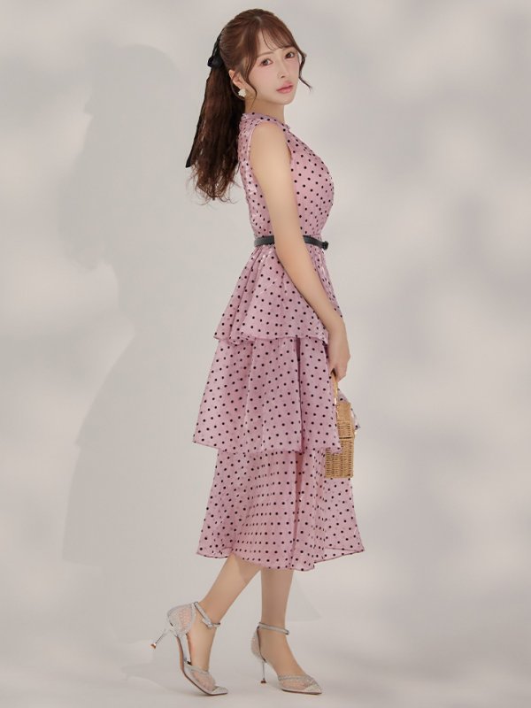 ピンク モデル:りな 身長:160cm 着用サイズ:Sサイズ