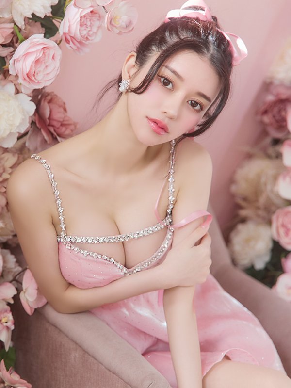 画像14: XSサイズあり【ROBE de FLEURS/ローブドフルール】ストーン/ サテン/ バストビジュー/ フレア/ キャミソール/ ミニドレス/ キャバドレス[OF08] (14)