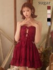 ワインレッド　モデル：明日花キララ　身長：162cm サイズ：Sサイズ