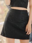 画像23: 訳あり商品☆使用感あり☆【かずは/関西コレクション着用】XSサイズあり【ROBE de FLEURS/ローブドフルール】スパンコール/ 刺繍レース/ フロントジップ/ キャミソール/ ショルダービジュー/ 台形スカート/ セットアップ/ ミニドレス/ キャバドレス[OF2]【 (23)