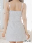 画像21: XSサイズあり【ROBE de FLEURS/ローブドフルール】スパンコール/ 刺繍レース/ フロントジップ/ キャミソール/ ショルダービジュー/ 台形スカート/ セットアップ/ ミニドレス/ キャバドレス[OF2]【一部予約商品/6月下旬発送予定】 (21)