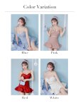 画像27: XSサイズあり【ROBE de FLEURS/ローブドフルール】シンプル/ ビジュー/ ラメニット/ フリル/ チュール/ フレア/ ミニドレス/ キャバドレス[OF2] (27)