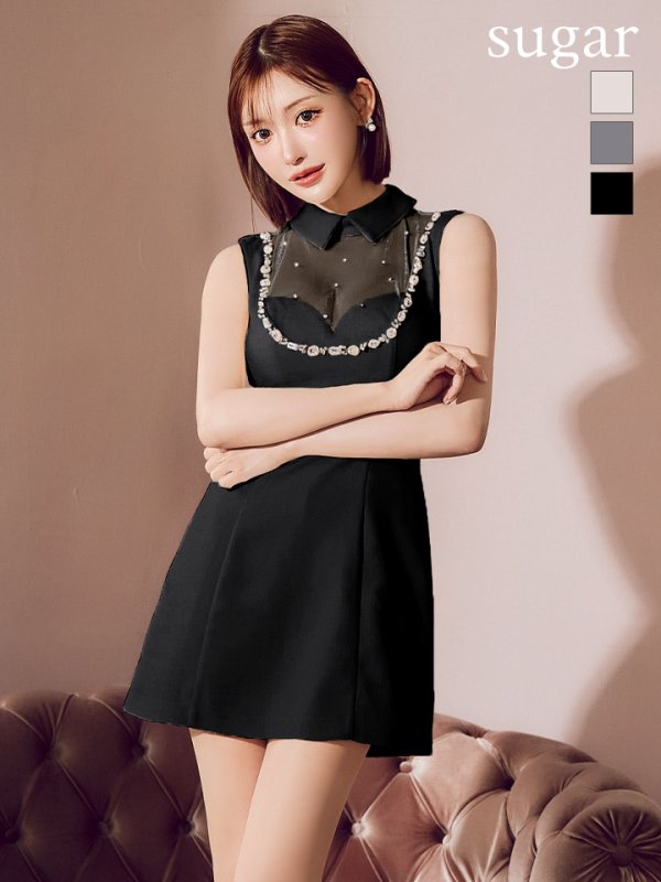 ブラック モデル：明日花キララ　身長：162cm　着用サイズ：Sサイズ