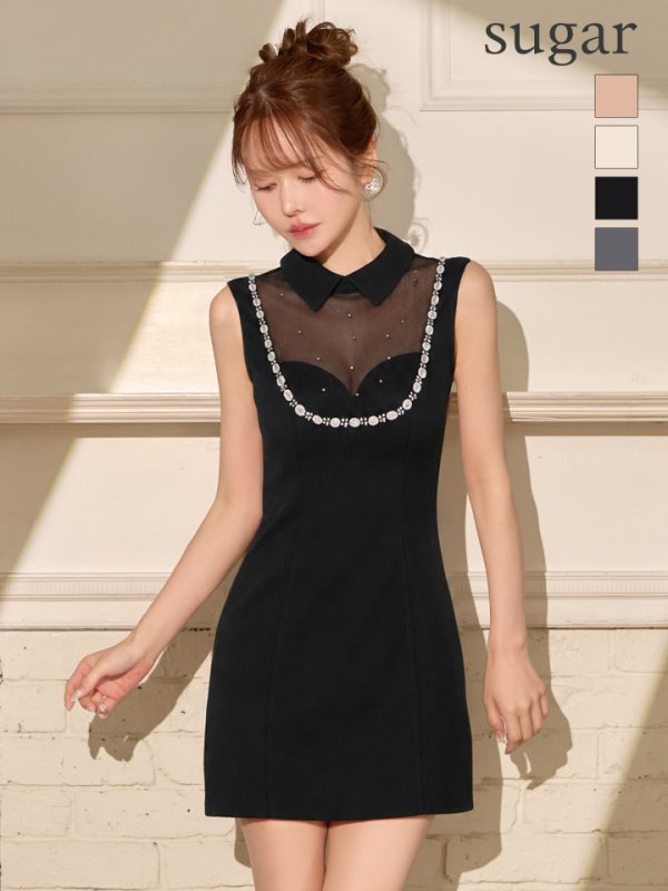 ブラック　モデル：三上悠亜　身長：159cm　着用サイズ：Sサイズ