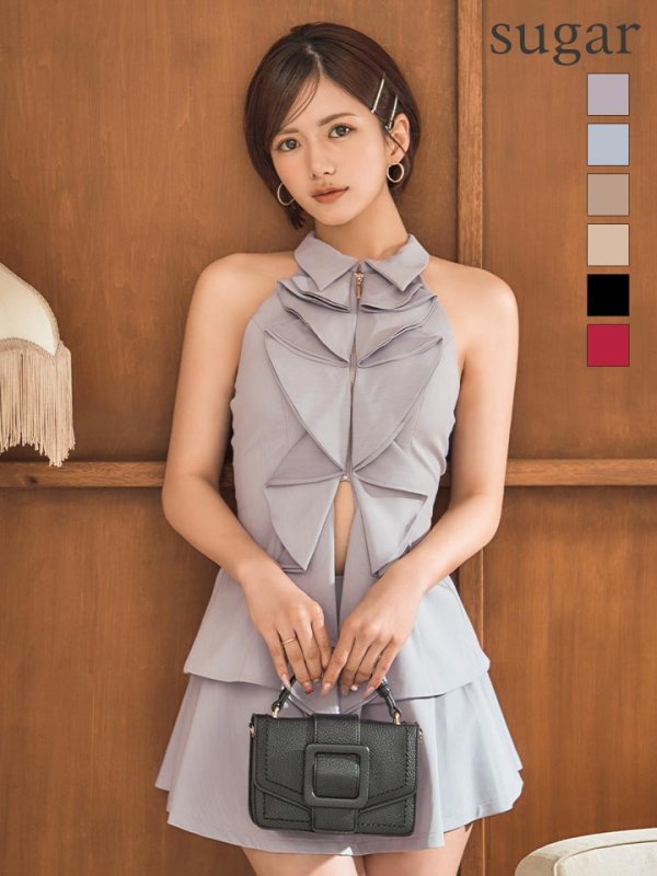 グレー　モデル：ななみん　着用サイズ：Sサイズ