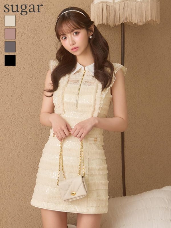 アイボリー　モデル：にじほ　身長：159cm　着用サイズ：Sサイズ